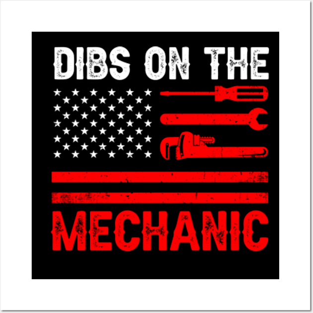 Dibs on the Mechanic Wall Art by GreenCraft